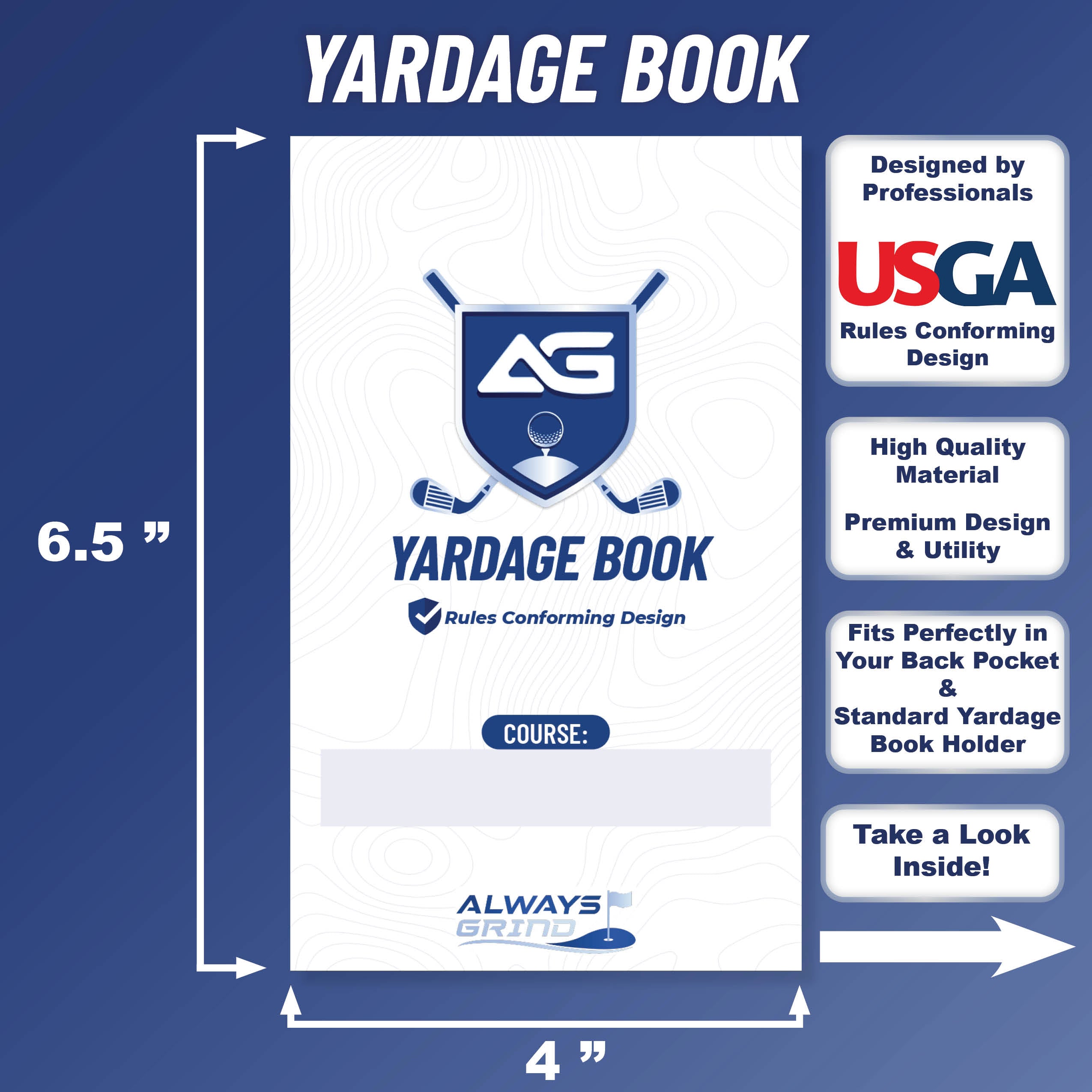 AG Golf: Yardage Book