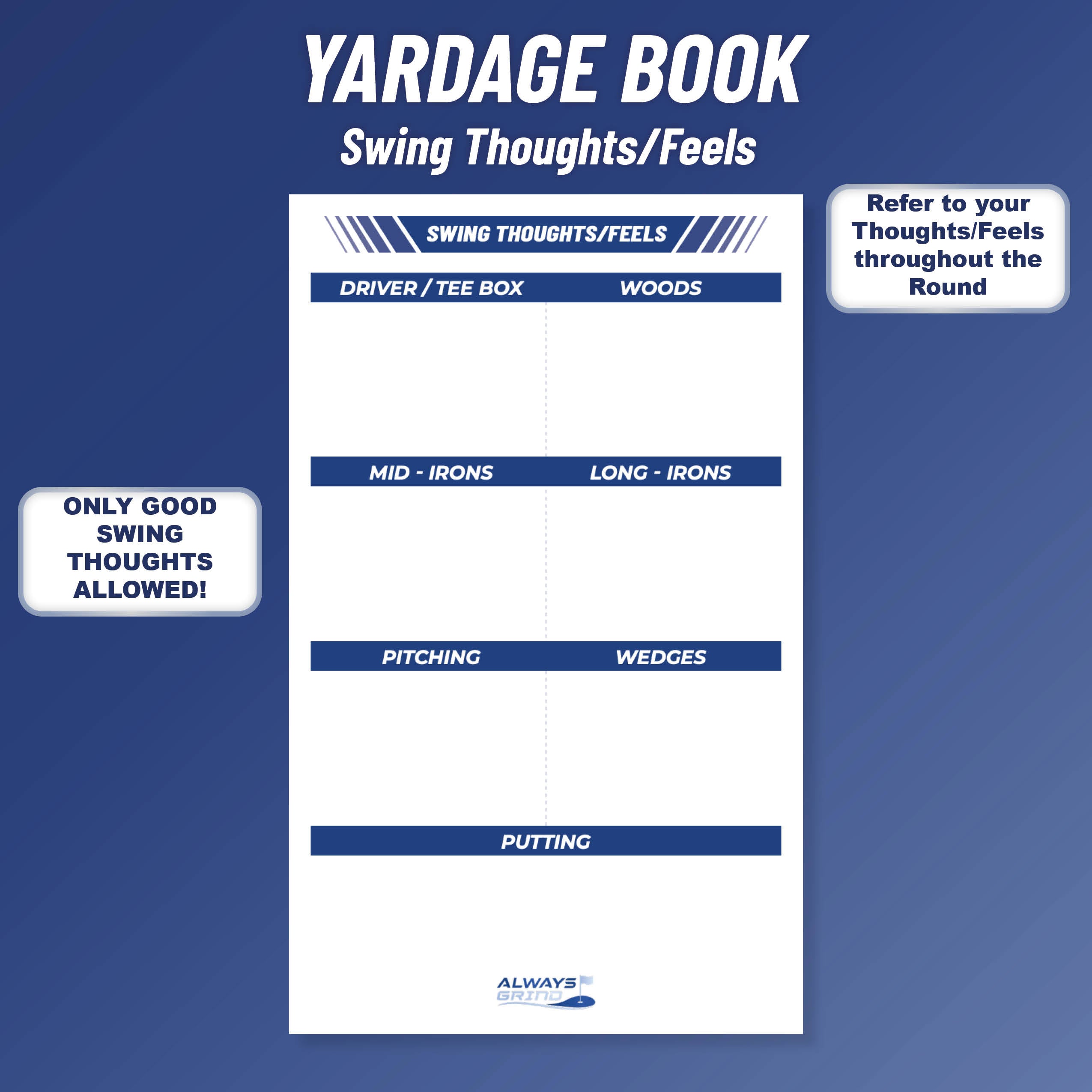 AG Golf: Yardage Book